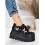 Pantofi Sport Dama cu Platforma 6208-36 BLACK | MEI