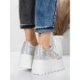 Pantofi Sport Dama cu Platforma 6208-36 SILVER | MEI