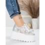 Pantofi Sport Dama cu Platforma 6208-36 SILVER | MEI