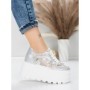 Pantofi Sport Dama cu Platforma 6208-36 SILVER | MEI