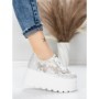 Pantofi Sport Dama cu Platforma 6208-36 WHITE | MEI
