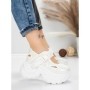 Pantofi Sport Dama cu Platforma 0897-15 WHITE | MEI