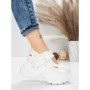 Pantofi Sport Dama cu Platforma 0897-15 WHITE | MEI