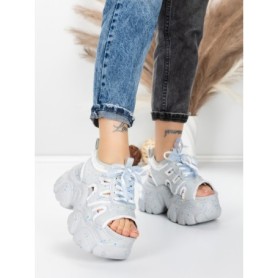 Sandale Dama cu Platforma 569-76 GREY | MEI