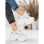 Pantofi Sport Dama cu Platforma 0897-8 WHITE | MEI