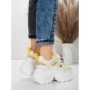 Pantofi Sport Dama cu Platforma 0897-8 YELLOW | MEI