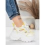 Pantofi Sport Dama cu Platforma 0897-8 YELLOW | MEI