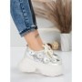 Pantofi Sport Dama cu Platforma 8307-2 WHITE | MEI