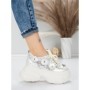 Pantofi Sport Dama cu Platforma 8307-2 WHITE | MEI