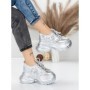 Pantofi Sport Dama cu Platforma 8307-2 SILVER | MEI