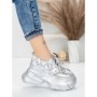 Pantofi Sport Dama cu Platforma 8307-2 SILVER | MEI