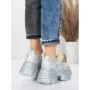 Pantofi Sport Dama cu Platforma 6166-105 SILVER | MEI