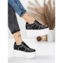 Pantofi Sport Dama cu Platforma 6208-29 BLACK | MEI