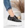 Pantofi Sport Dama cu Platforma 6208-29 BLACK | MEI