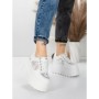 Pantofi Sport Dama cu Platforma 6208-29 WHITE | MEI