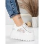 Pantofi Sport Dama cu Platforma 6208-29 WHITE | MEI