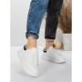 Sneakers Dama 8923 WHITE-BLACK | MEI