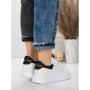 Sneakers Dama BF55 WHITE-BLACK | MEI