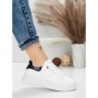 Sneakers Dama 2307 WHITE-BLACK | MEI