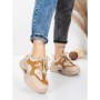 Pantofi Sport Dama din piele naturala 2577 CREAM-YELLOW | FRANCO GERARDO