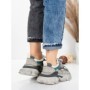 Pantofi Sport Dama din piele naturala HY5798 GREY-LIGHT GREEN | FRANCO GERARDO