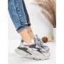 Pantofi Sport Dama din piele naturala HY5798 LIGHT GREY-PINK | FRANCO GERARDO