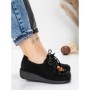Pantofi Casual Dama din piele naturala 2553 BLACK | FORMATIONE