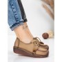 Pantofi Casual Dama din piele naturala 2553 APRICOT | FORMATIONE