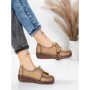 Pantofi Casual Dama din piele naturala 2553 APRICOT | FORMATIONE