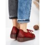 Pantofi Casual Dama din piele naturala 2553 RED | FORMATIONE