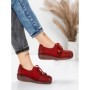 Pantofi Casual Dama din piele naturala 2553 RED | FORMATIONE