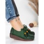 Pantofi Casual Dama din piele naturala 2553 GREEN | FORMATIONE