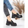 Pantofi Casual Dama din piele naturala 10828 BLACK | FORMATIONE