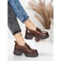 Pantofi Casual Dama din piele naturala 10828 BROWN | FORMATIONE
