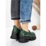 Pantofi Casual Dama din piele naturala 10828 GREEN | FORMATIONE