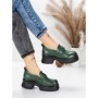 Pantofi Casual Dama din piele naturala 10828 GREEN | FORMATIONE