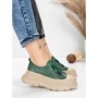 Pantofi Sport Dama din piele naturala 6806 GREEN | ADVANCER