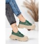 Pantofi Sport Dama din piele naturala 6806 GREEN | ADVANCER