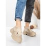 Pantofi Sport Dama din piele naturala 6806 CREAM | ADVANCER