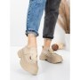 Pantofi Sport Dama din piele naturala 6806 CREAM | ADVANCER