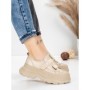 Pantofi Sport Dama din piele naturala 6806 CREAM | ADVANCER