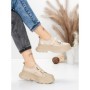 Pantofi Sport Dama din piele naturala 6806 CREAM | ADVANCER