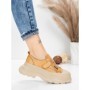 Pantofi Sport Dama din piele naturala 6806 YELLOW | ADVANCER