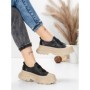 Pantofi Sport Dama din piele naturala 6806 BLACK | ADVANCER