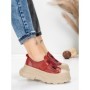 Pantofi Sport Dama din piele naturala 6806 RED | ADVANCER