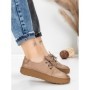 Pantofi Casual Dama din piele naturala 663 APRICOT | ADVANCER