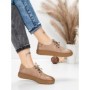 Pantofi Casual Dama din piele naturala 663 APRICOT | ADVANCER