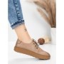 Pantofi Casual Dama din piele naturala 663 APRICOT | ADVANCER