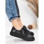 Pantofi Casual Dama din piele naturala 663 BLACK | ADVANCER