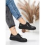 Pantofi Casual Dama din piele naturala 663 BLACK | ADVANCER